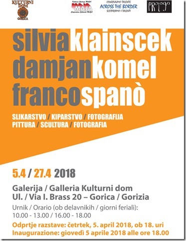 SILVIA KLAINSCEK, DAMJAN KOMEL in FRANCO SPANÒ